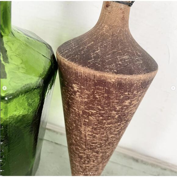 Antique Wood Pestle Masher Kitchen Tool Utensil Gadget Brown Primitive Farmhouse - Picture 6 of 9